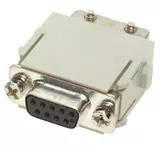 D sub module + crimp female 9 pin
