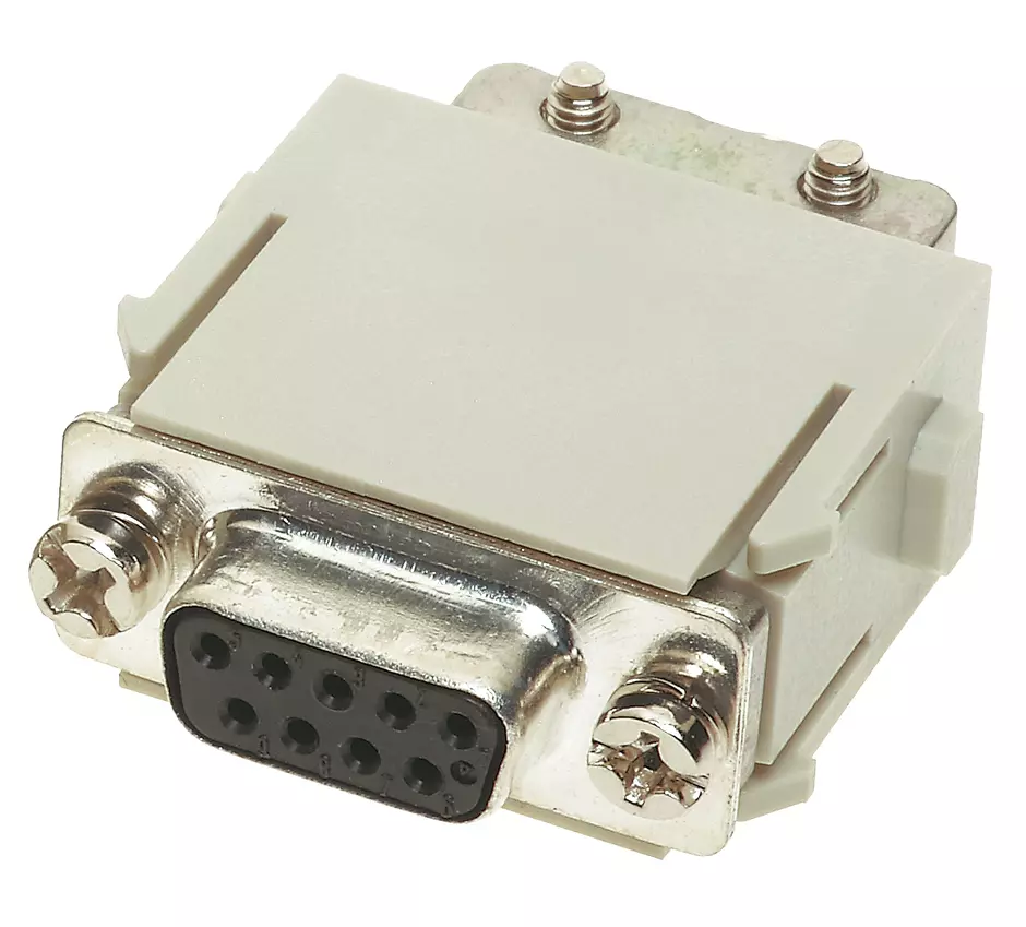 Han D-Sub module, crimp female