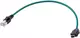 ix Ind. - DB RJ45 Cat.6A FRNC green 0,5m