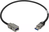 USB 3.0 PFT A plug - A HIFF jack 0,5m