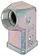 Han 3 EMC HOOD ANGLED ENTRY 2PEGS M20