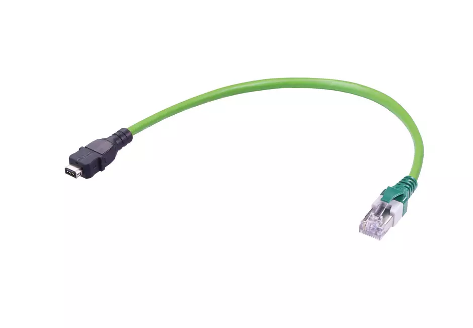 ix Type A OM - RJ45 Profinet B PVC 0.3m