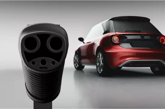 Charging cable for electric vehicles with sleek design