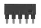 Jumper Along 1x5 black 16A