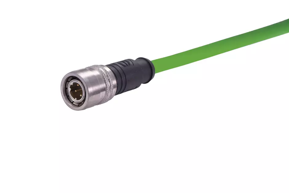 M12 D-cod 4-pol st/- m/- PUR PP 0.5m