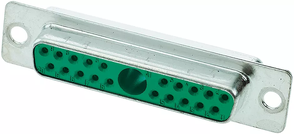 D-SUB M 21W1 STR FE SCUP TH PL3
