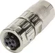 M12 crimp SD D-cod 4-pol female