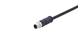 M12 T-cod 4-pole st/- m/- PUR 1.0m
