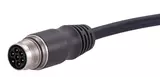 M17 MA str molded 6+PE PUR open end,10m
