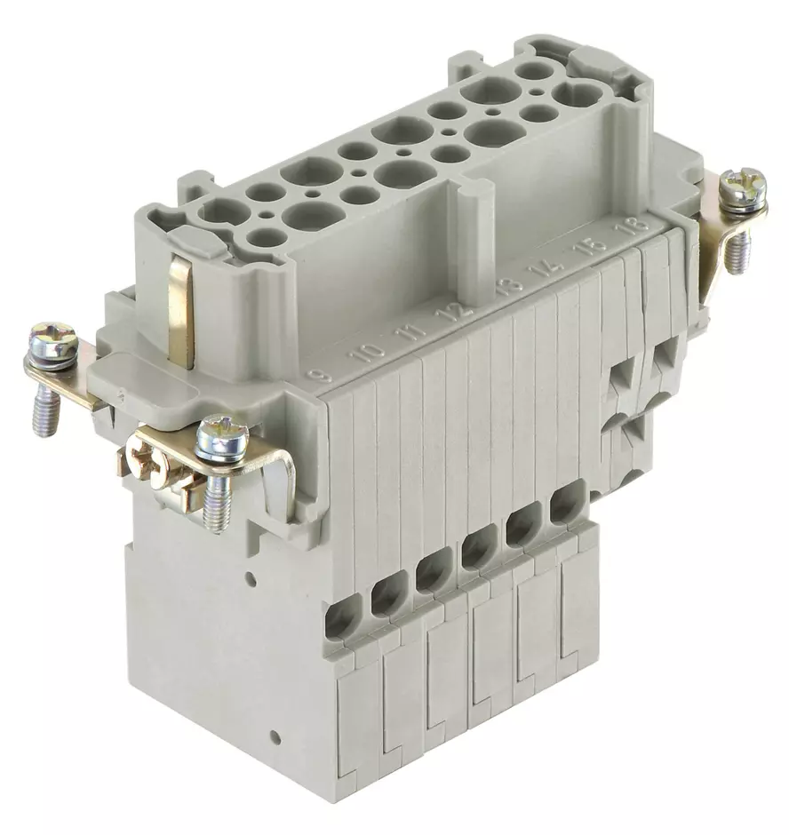 Han ES 16 Pos. F Insert Cage Clamp Term