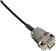 D Sub top entry metal hood 9 pole_cable
