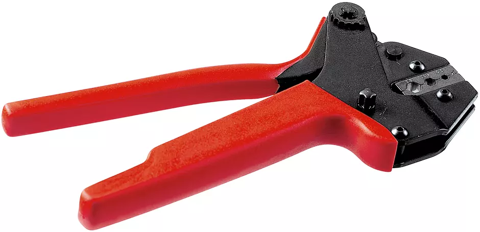 CRIMPING TOOL FOR GLASS FIBRE