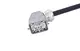 Han 6 B-E CA lever f/- ang/- PVC, 1m