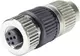 Circular Connector w. Harax M12 L 3 F