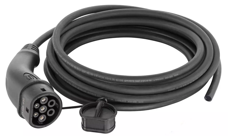 Charging cable Type2 VDE 32A 1ph