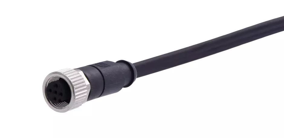 M12 A-cod 5-pol st /- f /- PUR 3.50m