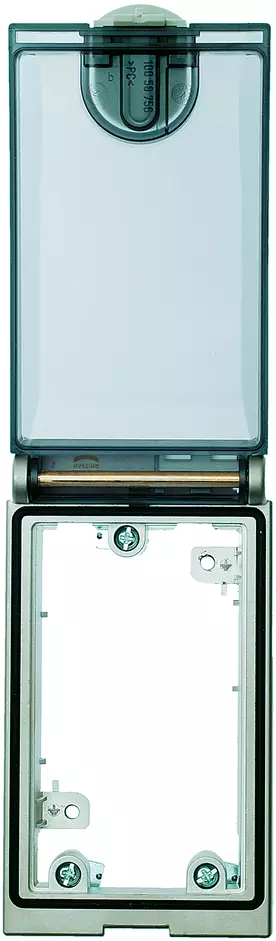 Single Frame, Ni plated, plastic cover