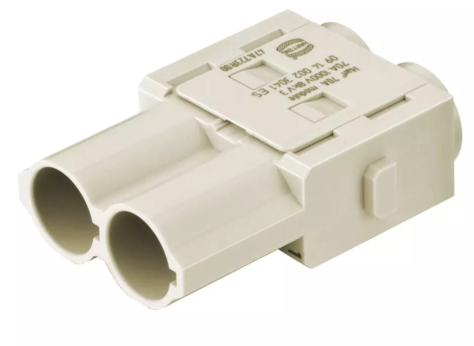 Han 70A crimp module, male