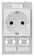 Han-Port Combi insert D/HIFF breakout