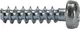 DIN-Power-screw for plastic 2,2x9,5-PZ1