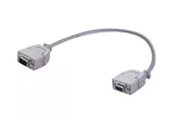D-Sub PushPull 9 pol, MA/FE, PVC,L=0.5m