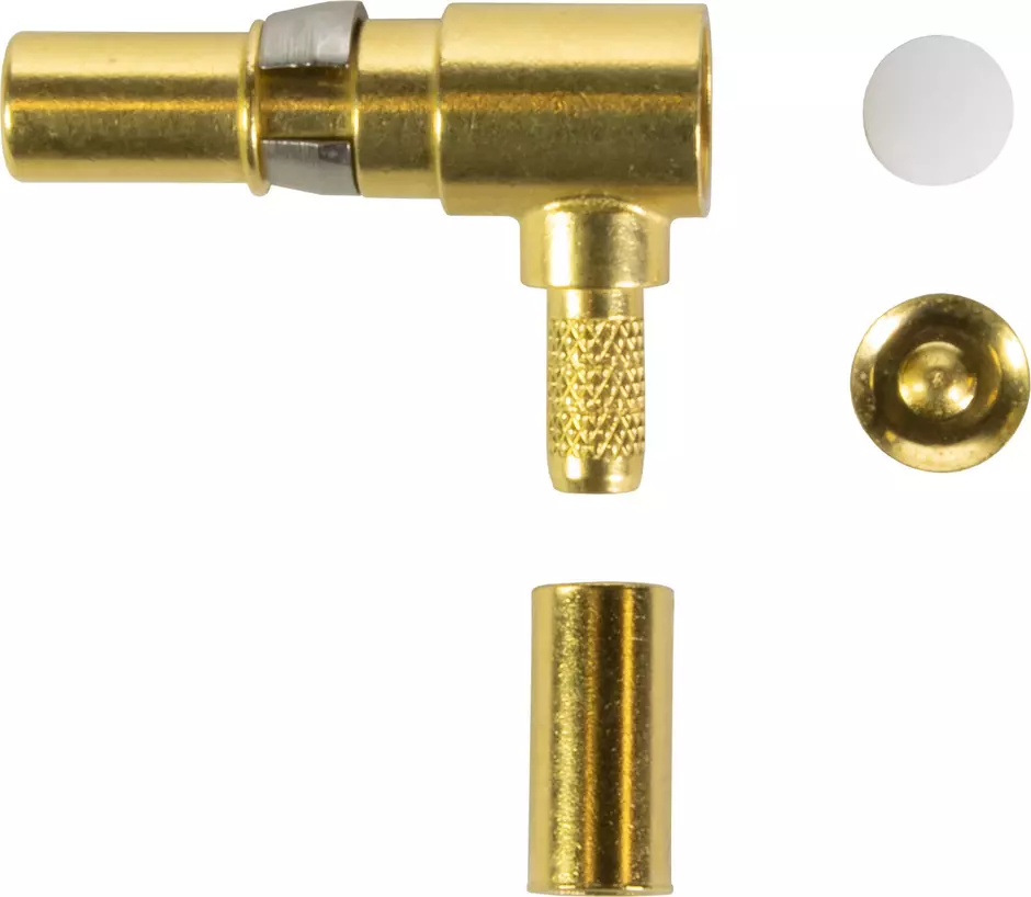 DIN-Signal coax f, solder/crimp, 50Ohm