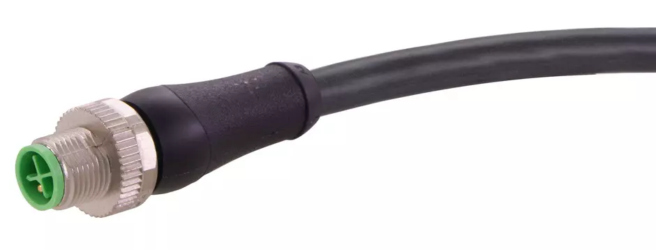 M12 S-cod 3+PE st/- m/- PUR 10m