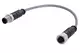 M12 A-cod 4-pol st /st m /f PVC 2.50m