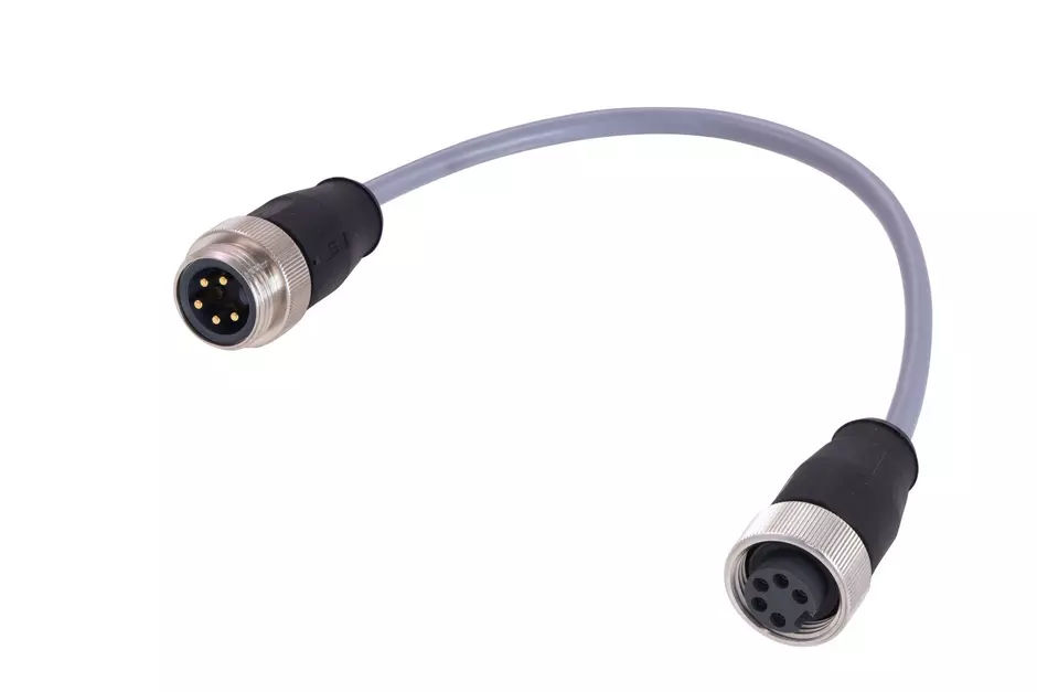 7/8 Cable Assembly 4p+PE st/st f/m 0,3m