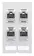 Data module (4x RJ45)