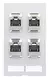 Data module (4x RJ45)