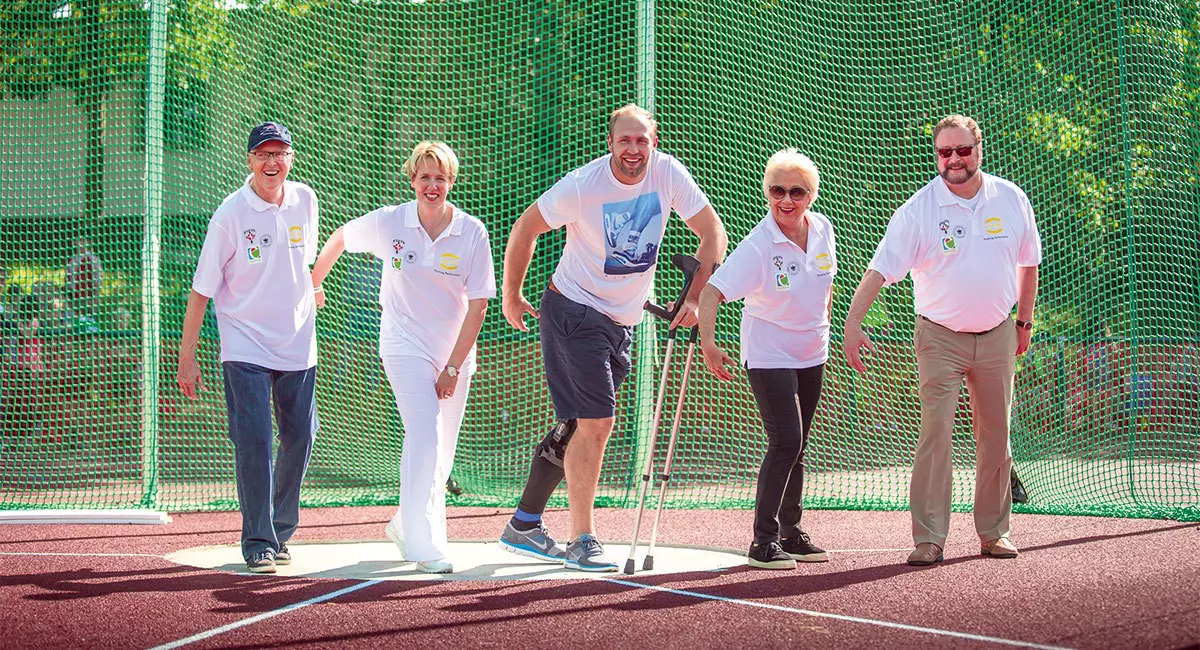 Grâce au soutien financier du groupe HARTING Technology, le stade Albert-Pürsten a brillé d'un nouvel éclat en 2014.