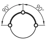 har-key latching 2x 90°