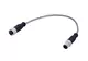M12 Cable Assembly A-cod st/st f/m 1,0m