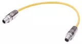 M12 X-cod st/st m/m PUR 0.5m