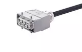 Han 6B-E CA lever f/- st/- PVC, 1m