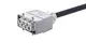Han 6B-E CA lever f/- st/- PVC, 1m