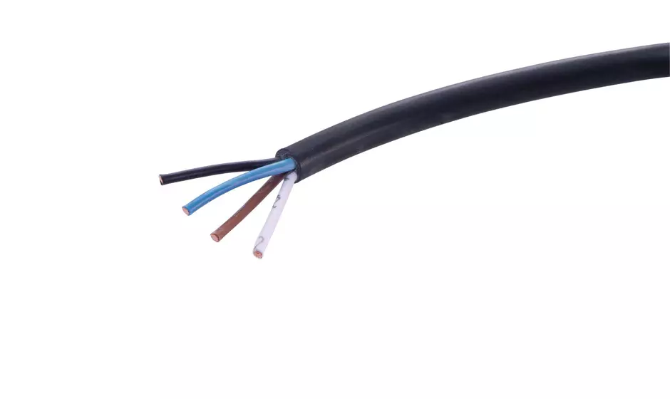 4x1,5mm² PUR black