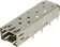 SFP CAGE ASSY 1X1 PRESS-FIT TYPE
