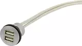 har-port 2x USB 2.0 A-A; 0,5m cable