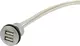 har-port 2x USB 2.0 A-A; 0,5m cable